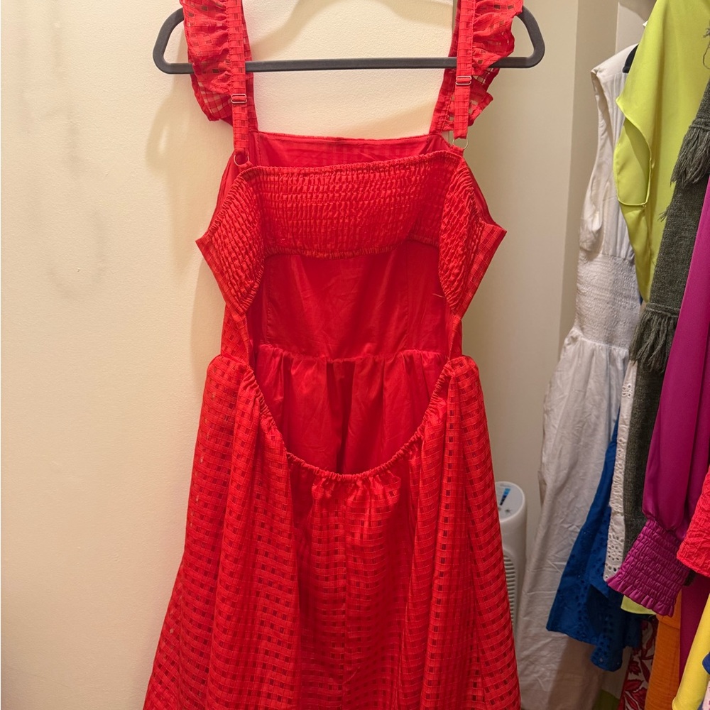 Red Gingham Dress